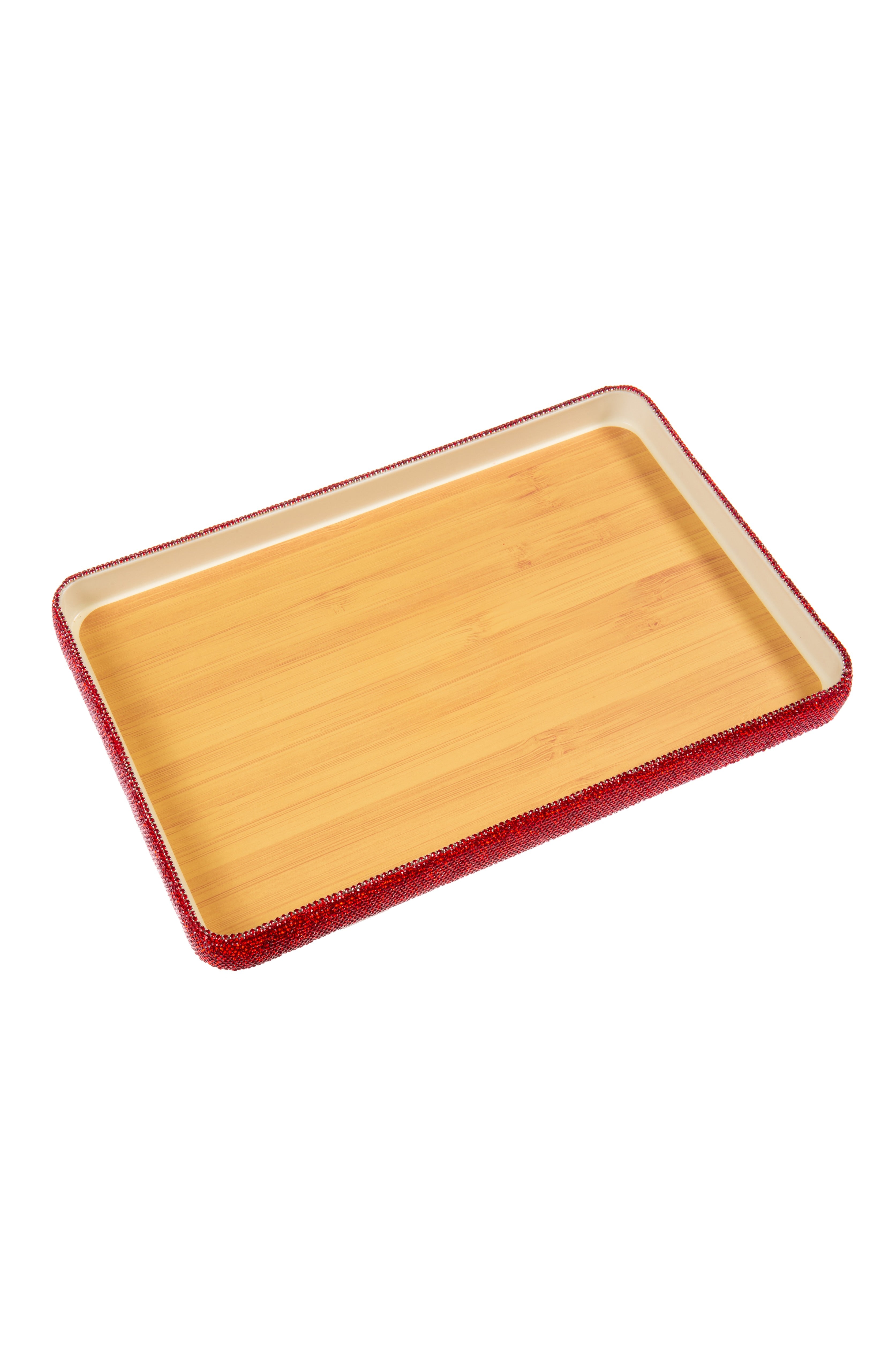 Rectangular Ceramic Rhinestone Tray ACR10022
