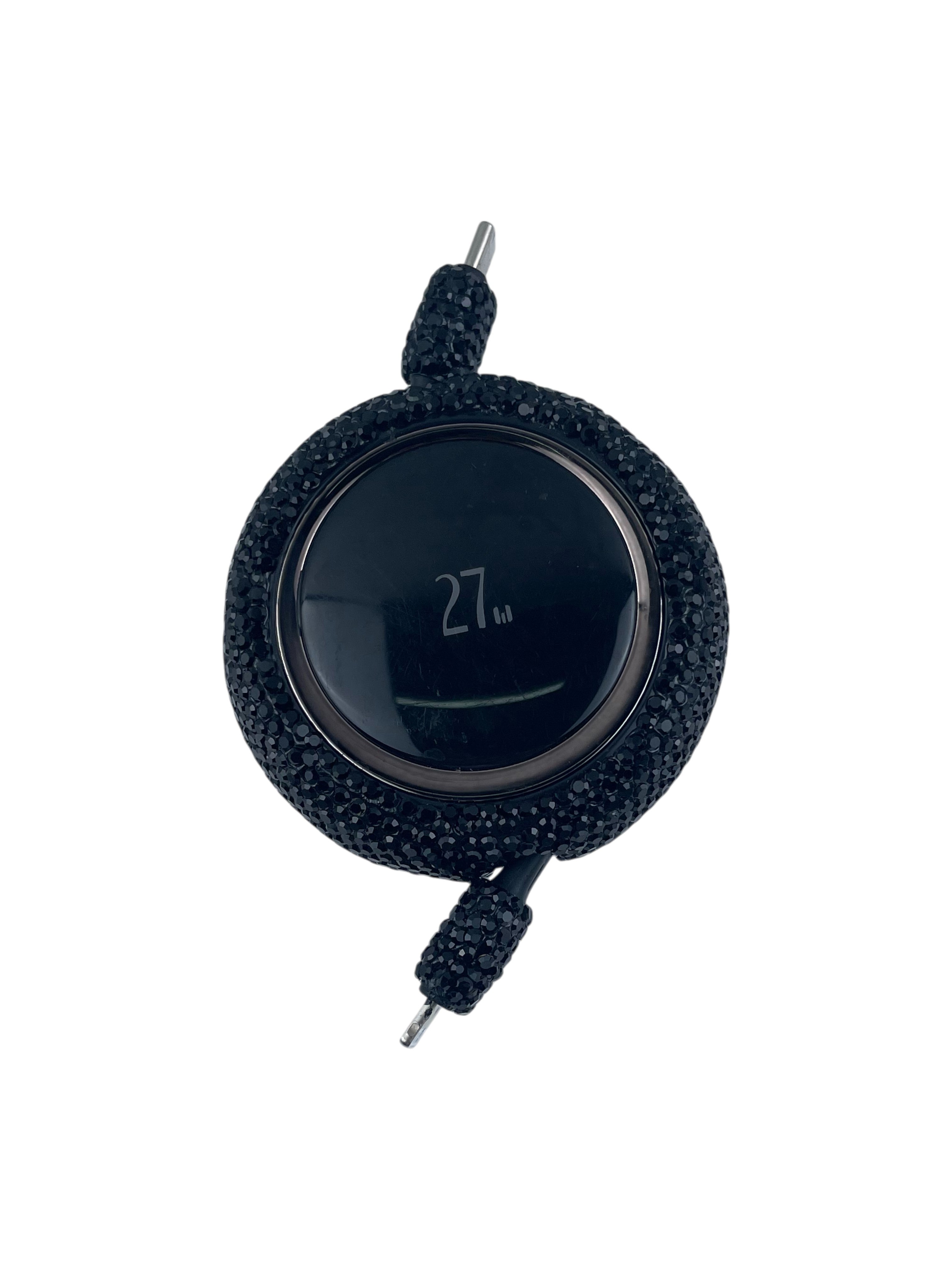 Ceramic Rhinestone Retractable Charger Type C to Lightening CR0023 - 27W