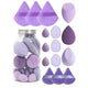 Ceramic Rhinestone 15 PCS Make Up Sponge Set CR0036