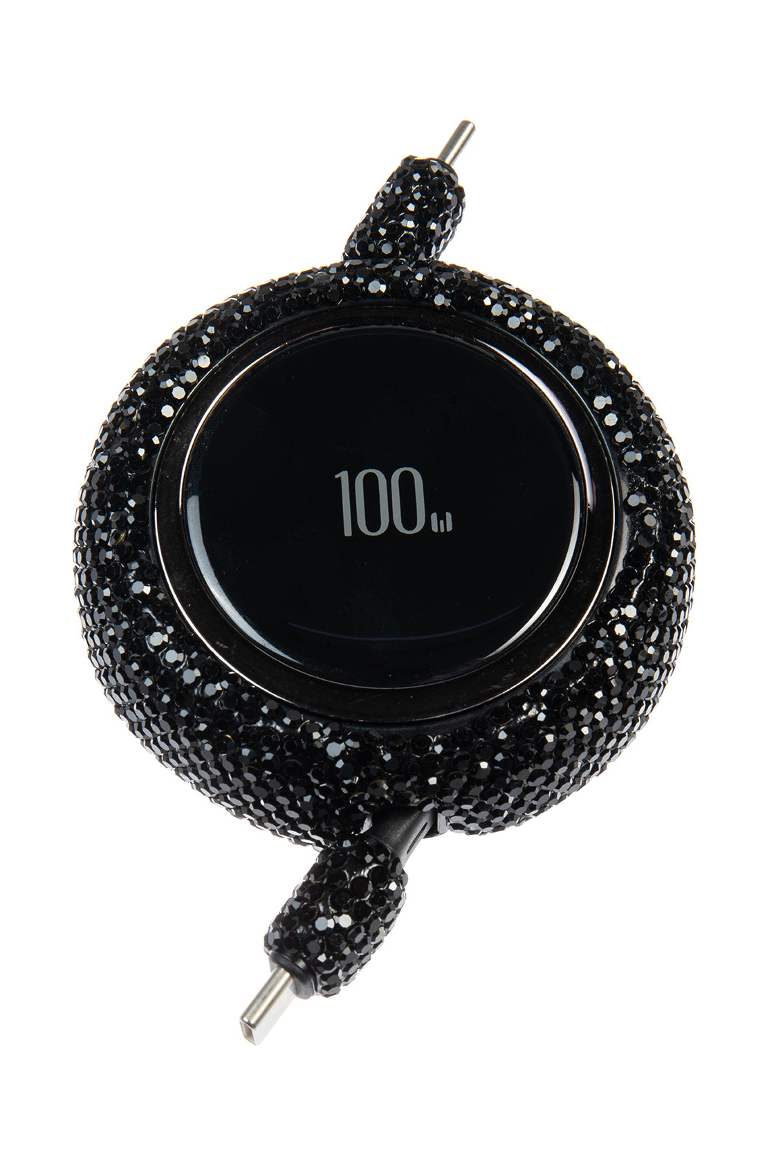 Ceramic Rhinestone Retractable Charger Type C to Type C CR0043 - 100W