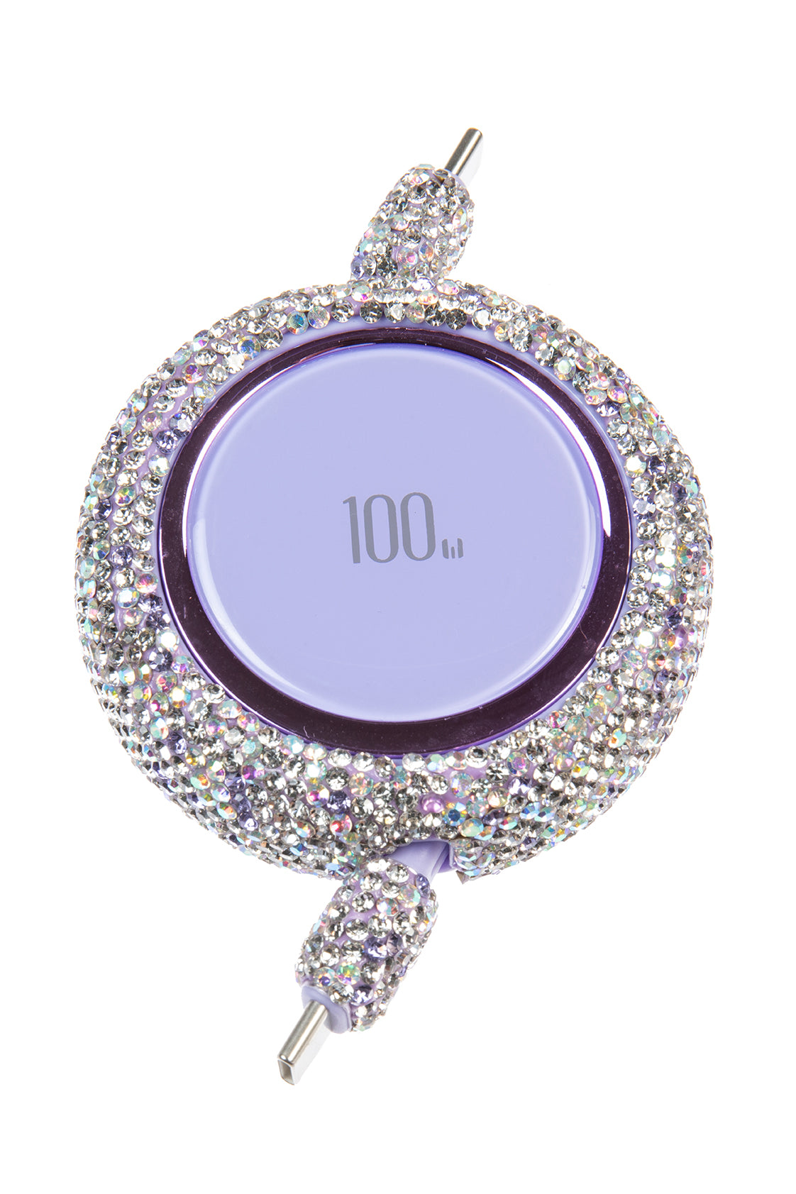 Ceramic Rhinestone Retractable Charger Type C to Type C CR0043 - 100W