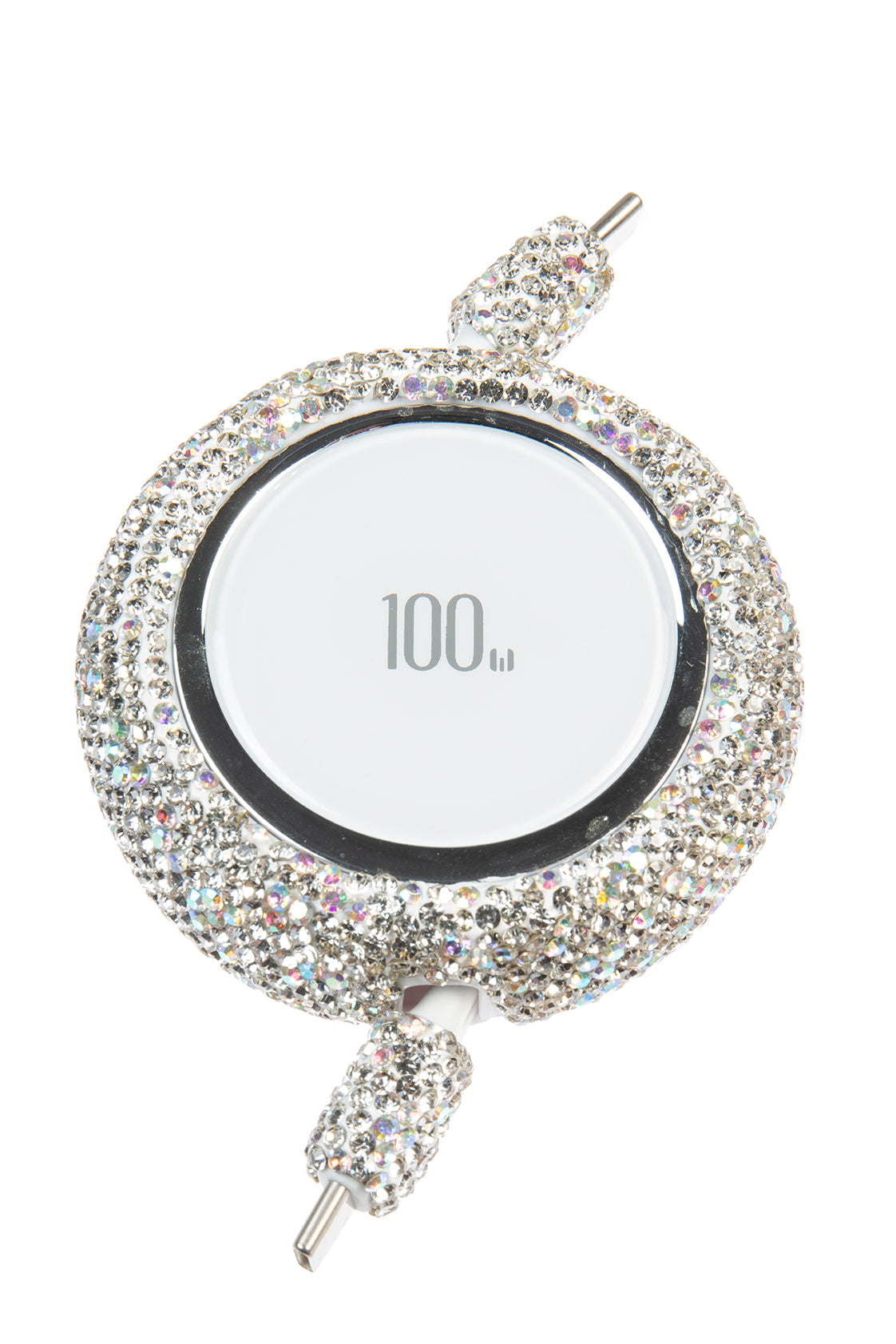 Ceramic Rhinestone Retractable Charger Type C to Type C CR0043 - 100W
