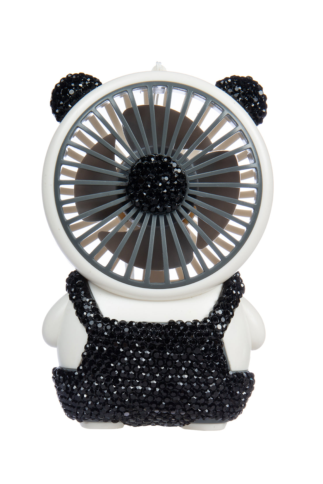 Ceramic Rhinestone Bear Fan CR0056