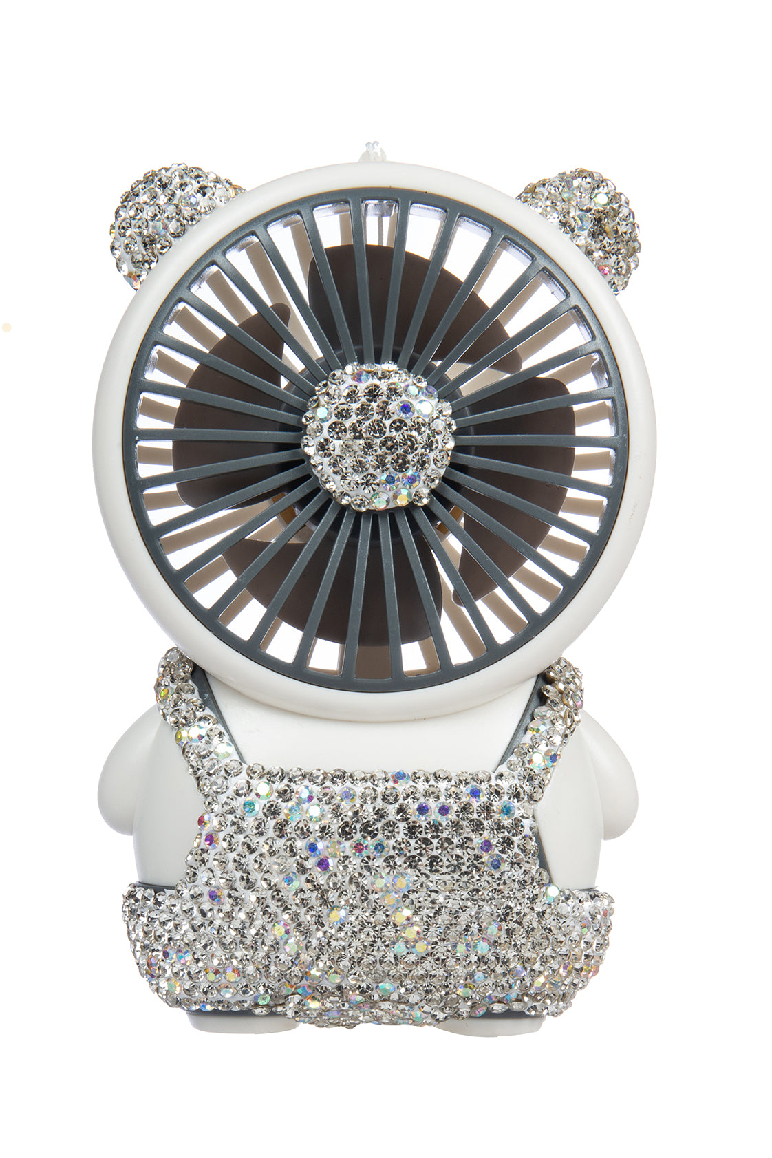 Ceramic Rhinestone Bear Fan CR0056