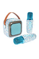 Ceramic Rhinestone Portable Speaker Microphone Set CR0061