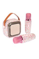 Ceramic Rhinestone Portable Speaker Microphone Set CR0061