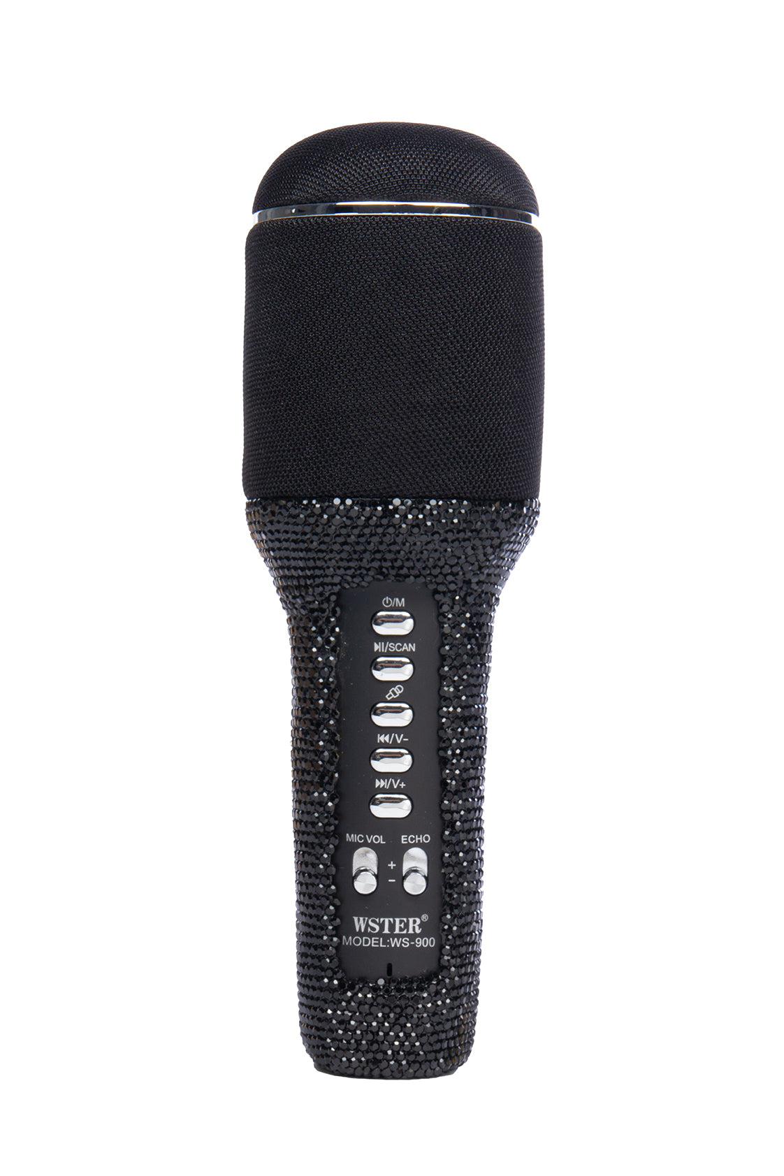 Ceramic Rhinestone Microphone CR0062