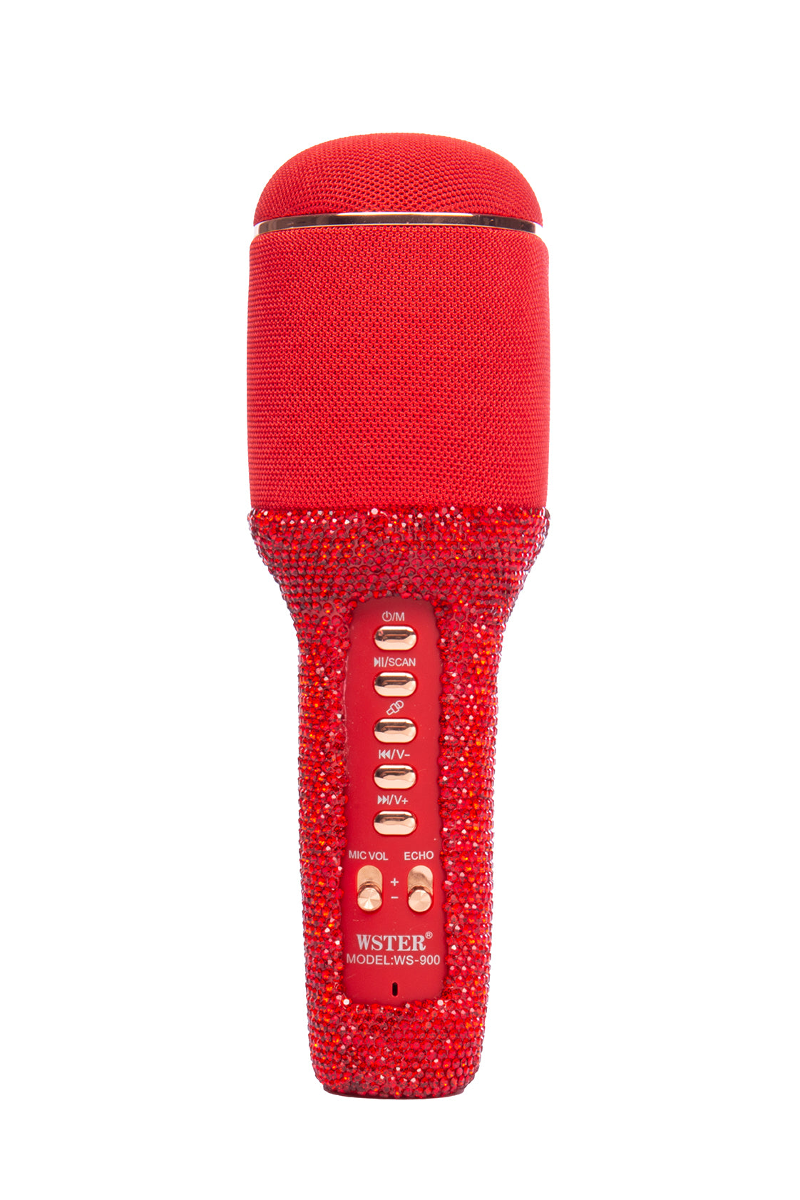Ceramic Rhinestone Microphone CR0062
