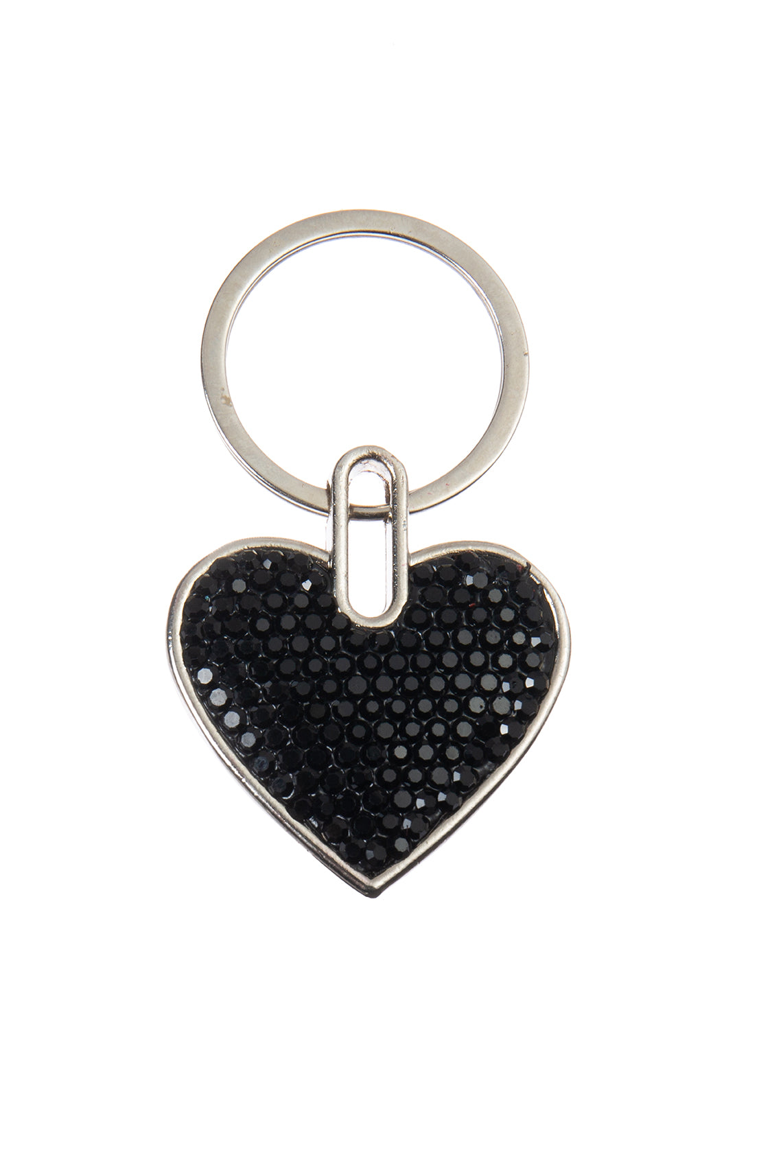 Ceramic Rhinestone Heart Keychain CR0065