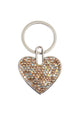 Ceramic Rhinestone Heart Keychain CR0065