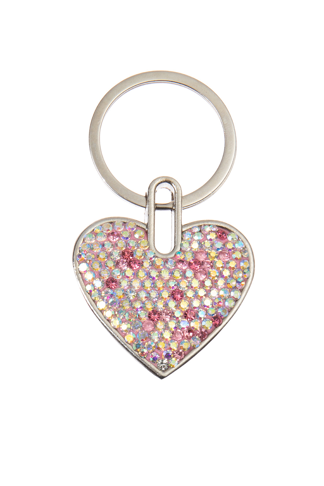 Ceramic Rhinestone Heart Keychain CR0065