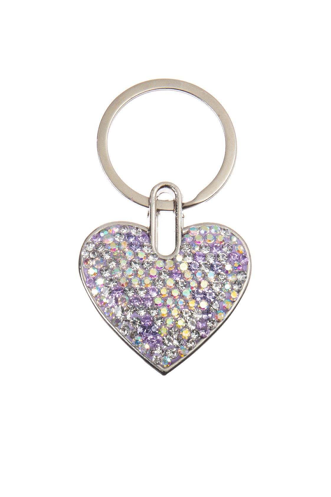 Ceramic Rhinestone Heart Keychain CR0065