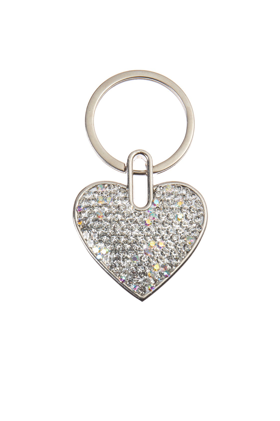 Ceramic Rhinestone Heart Keychain CR0065