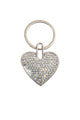 Ceramic Rhinestone Heart Keychain CR0065