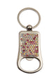 Ceramic Rhinestone Bottle Opener Keychain CR0066