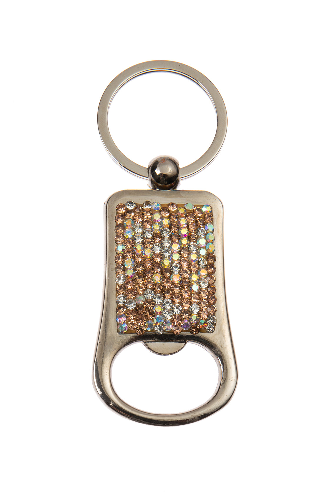 Ceramic Rhinestone Bottle Opener Keychain CR0066