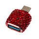Ceramic Rhinestone USB To Typle-C Port Converter CR0073