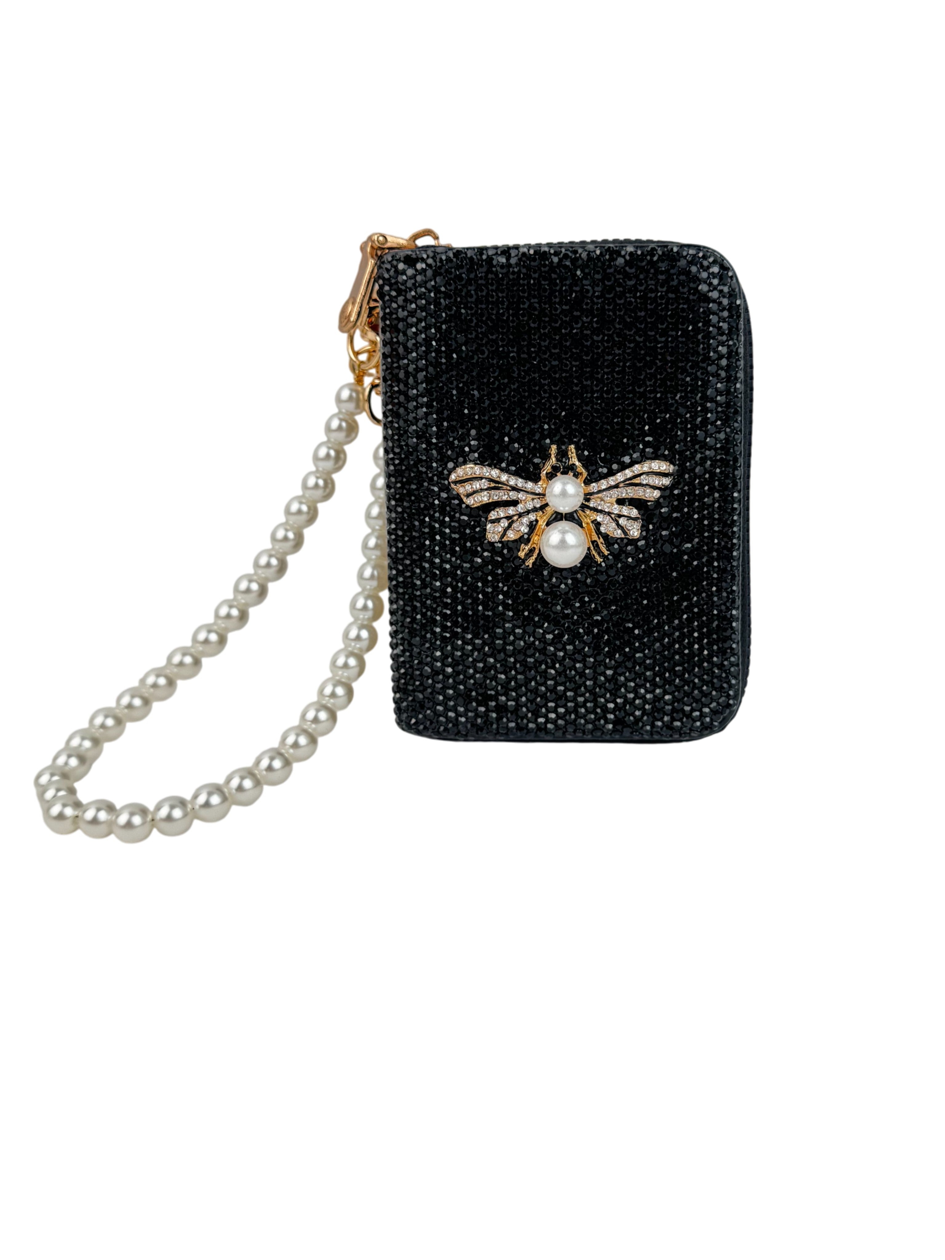 Ceramic Rhinestone Card Wallet CR0075