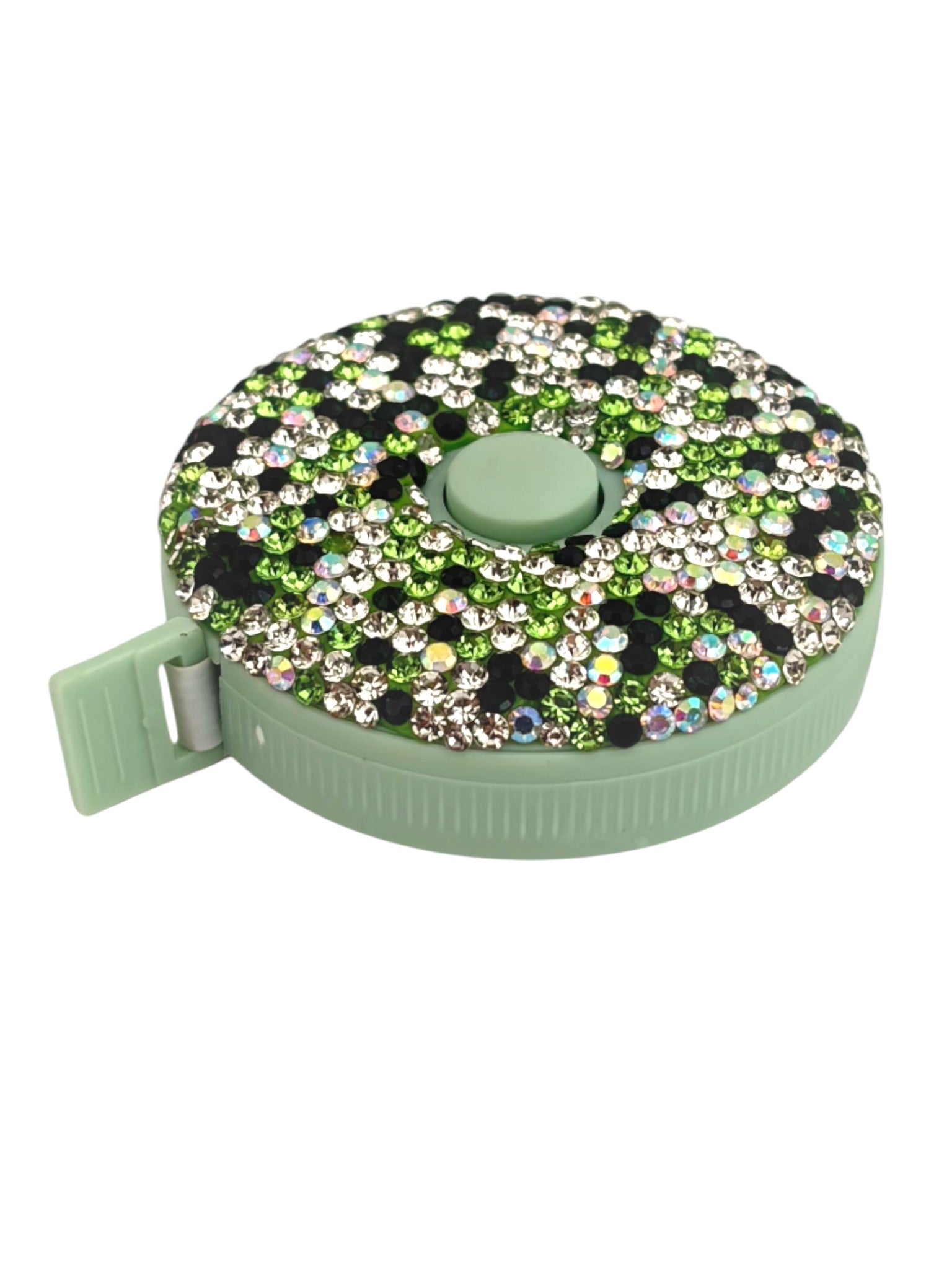 Light Ceramic Rhinestone Tape Measure CR0092
