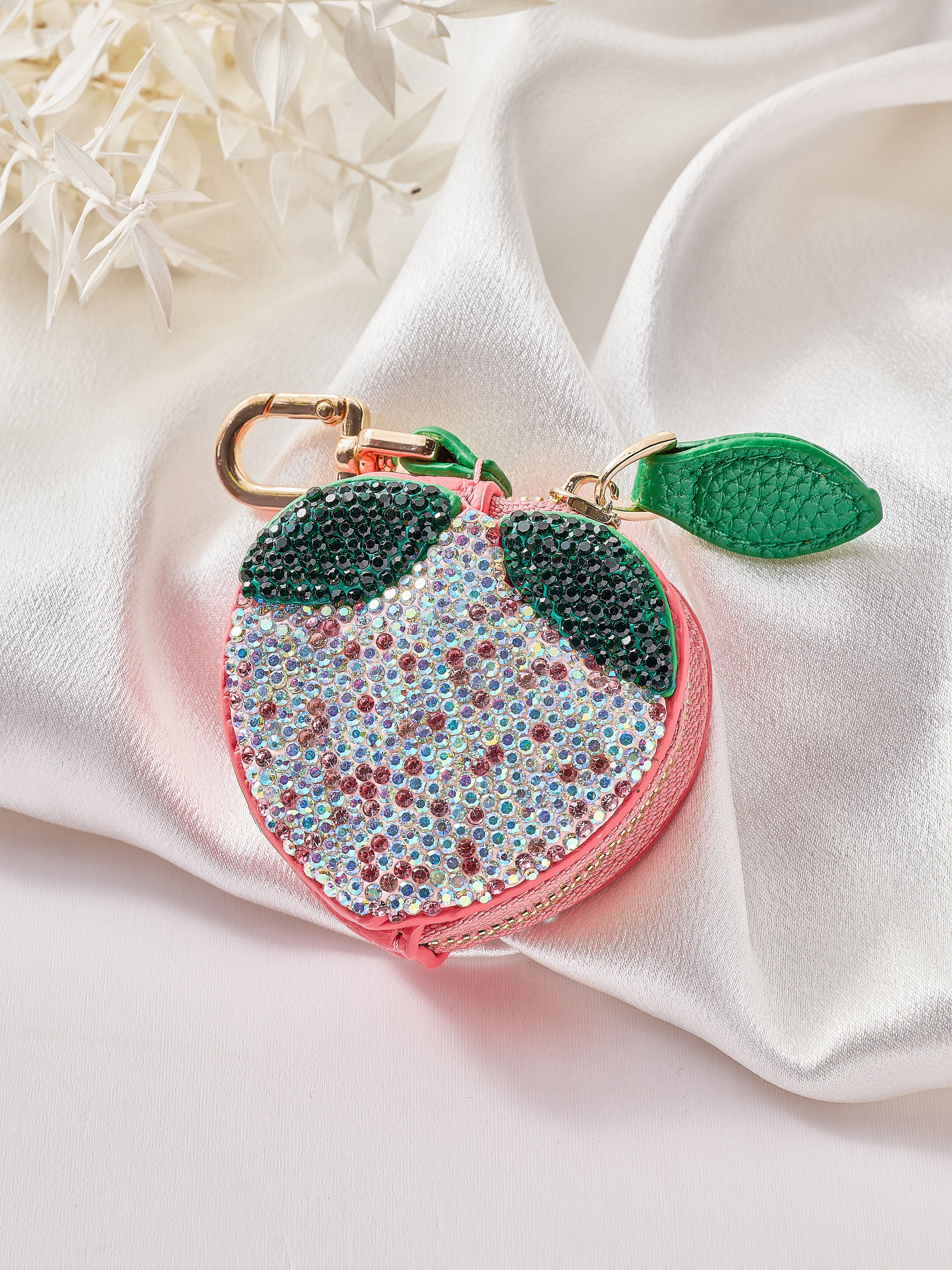 Strawberry Rhinestone Keychain CR0152