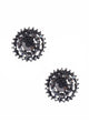 Women Shining Crystal  Snowflake Stub Earrings  E2062