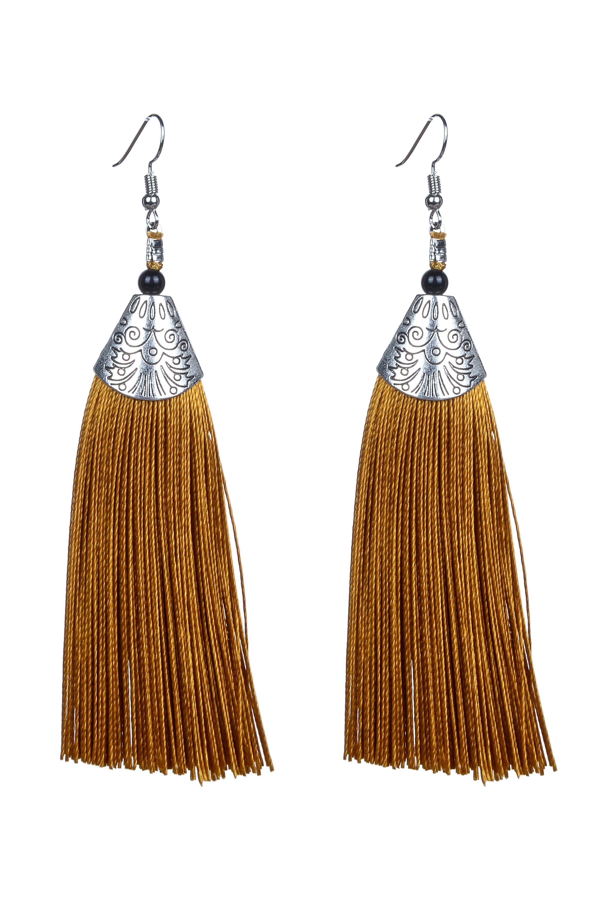 Fashion Bohemian Women Silk Tassel Drop Earrings E2121