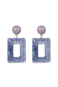Geometric Acrylic Dangle Earrings E2484