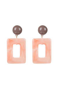 Geometric Acrylic Dangle Earrings E2484