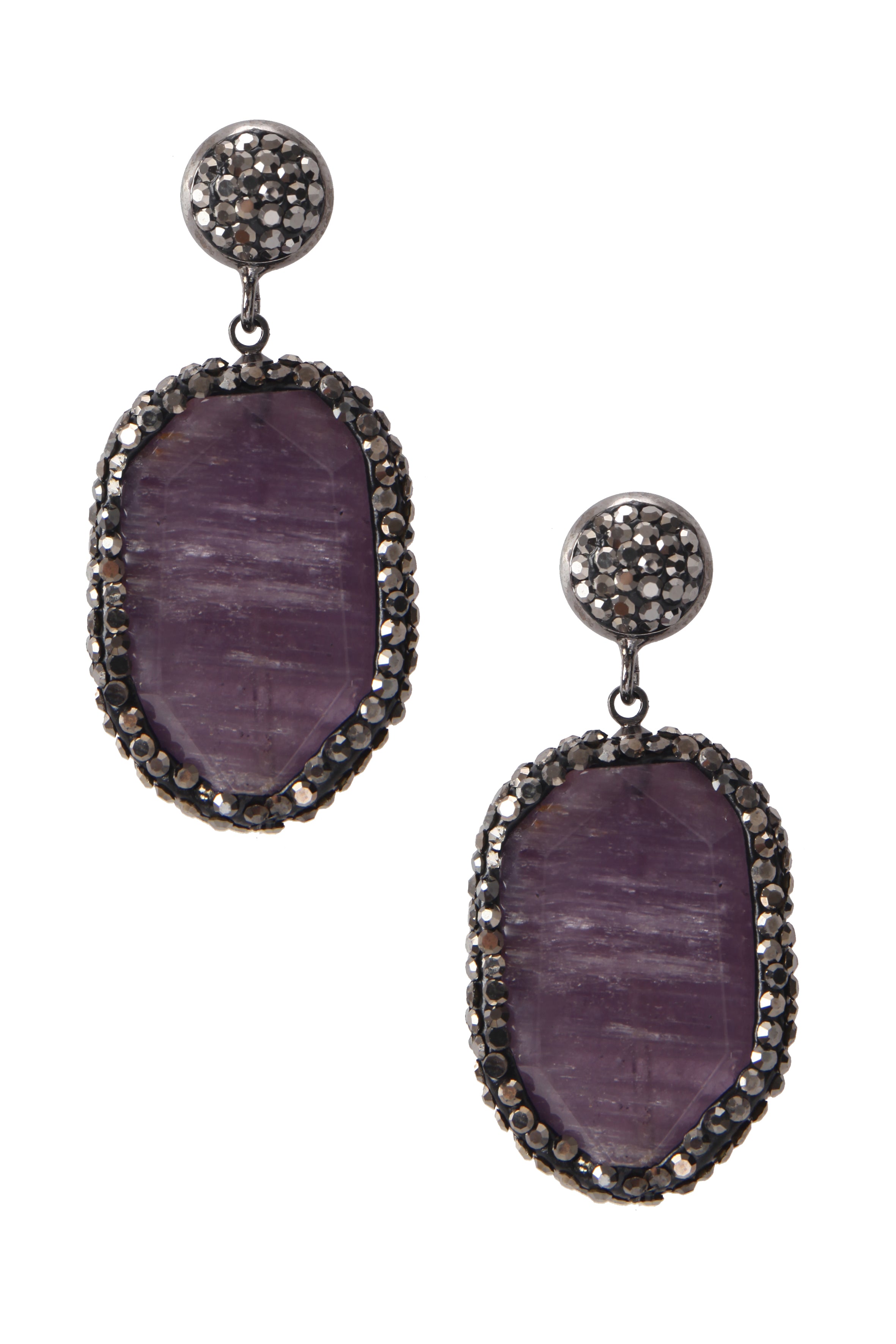 Natural Stone Dangle Earrings E2780