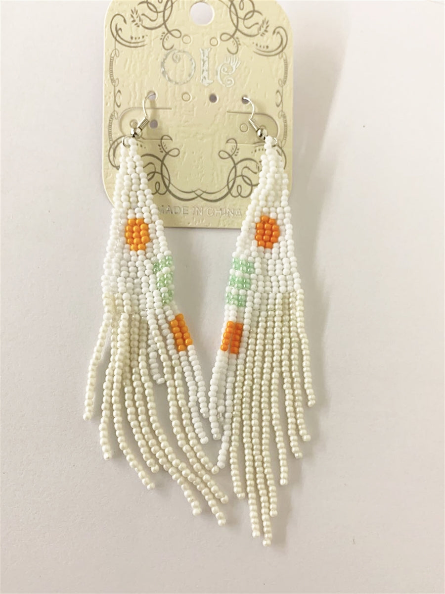 Bohemia Beaded Tassel Earrings E2870