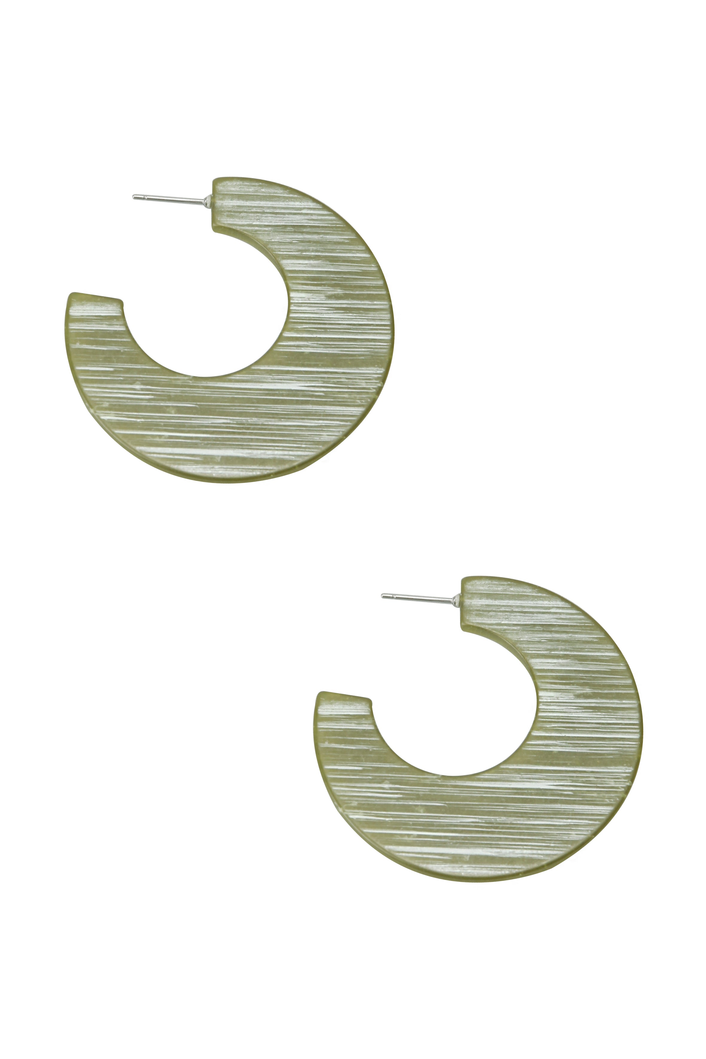 Acrylic Hoop Earring E2873