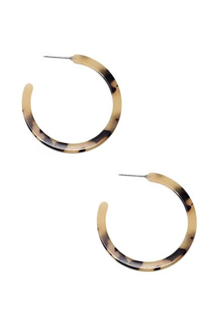 Acrylic Hoop Earrings E2921