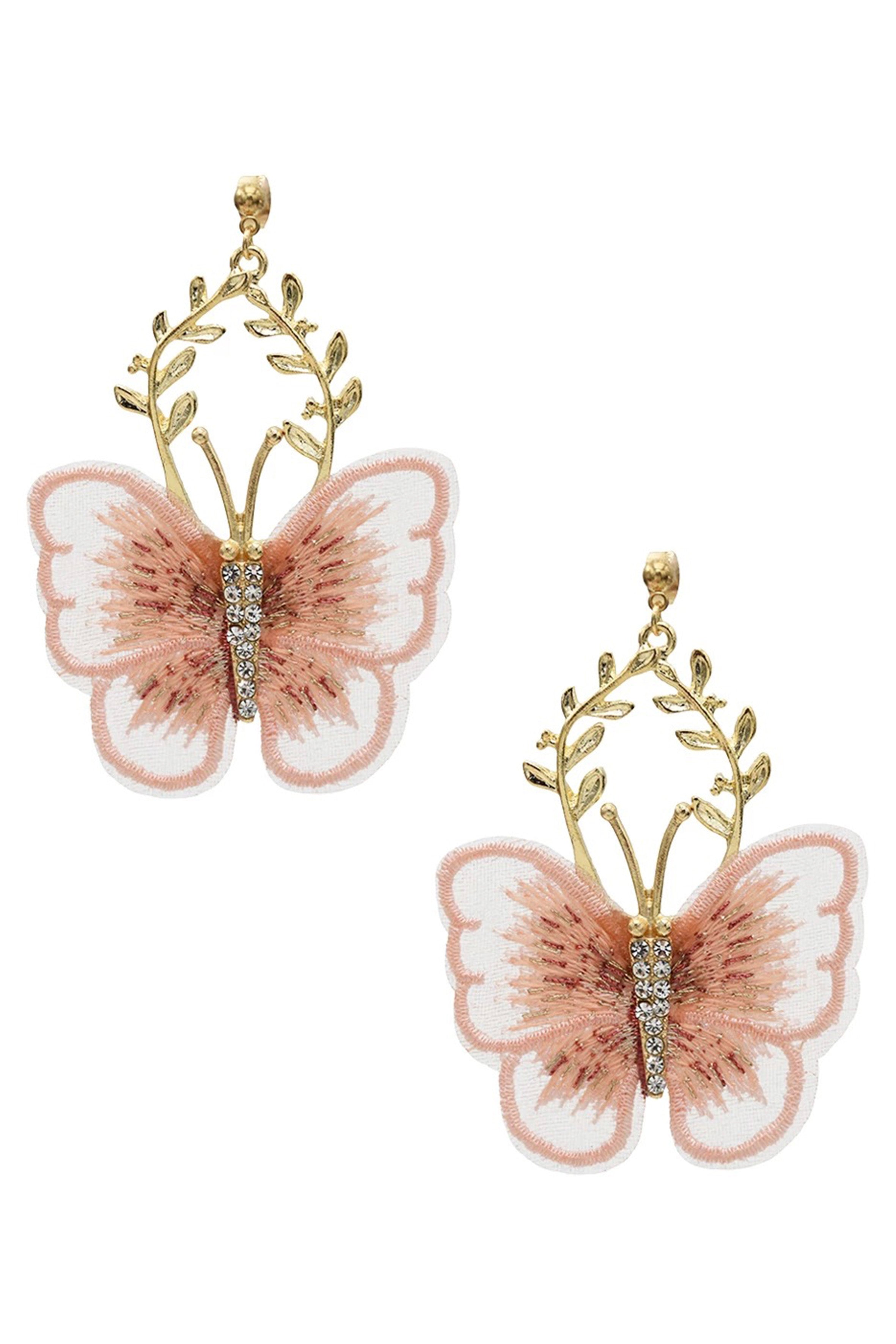 Butterfly Shape Drop Earrings  E3689