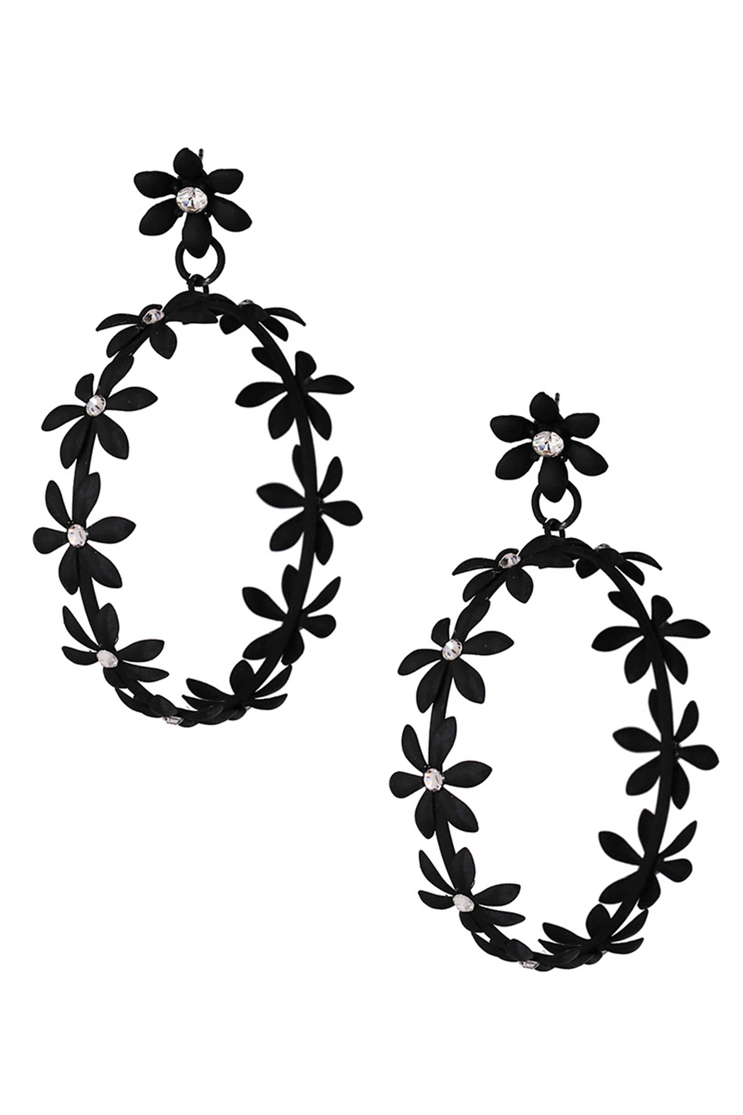 Leaf Hoop Earrings E3824