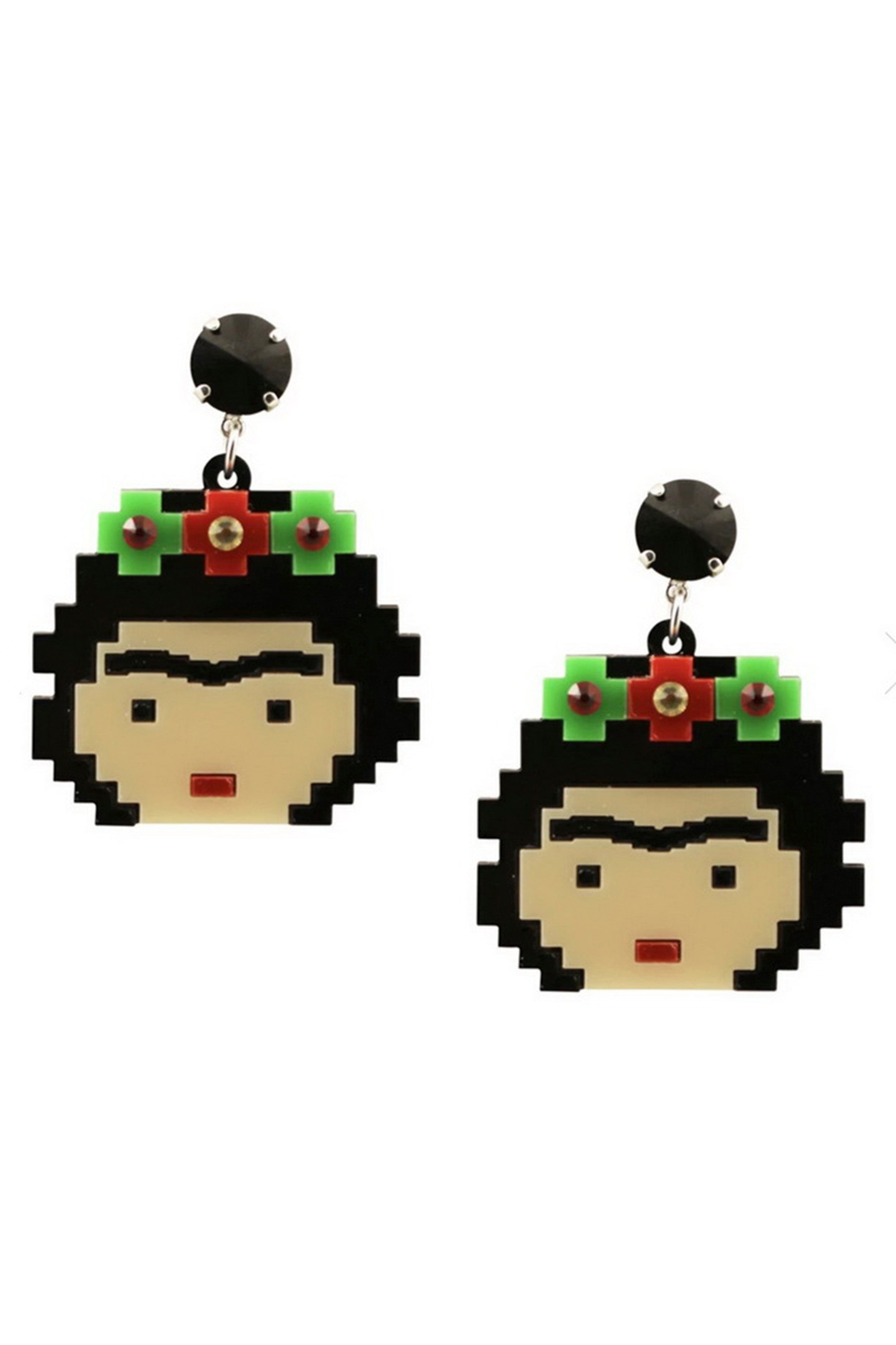 Frida Acrylic Earrings E4024