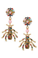 Bee Rhinestone Earrings E4096