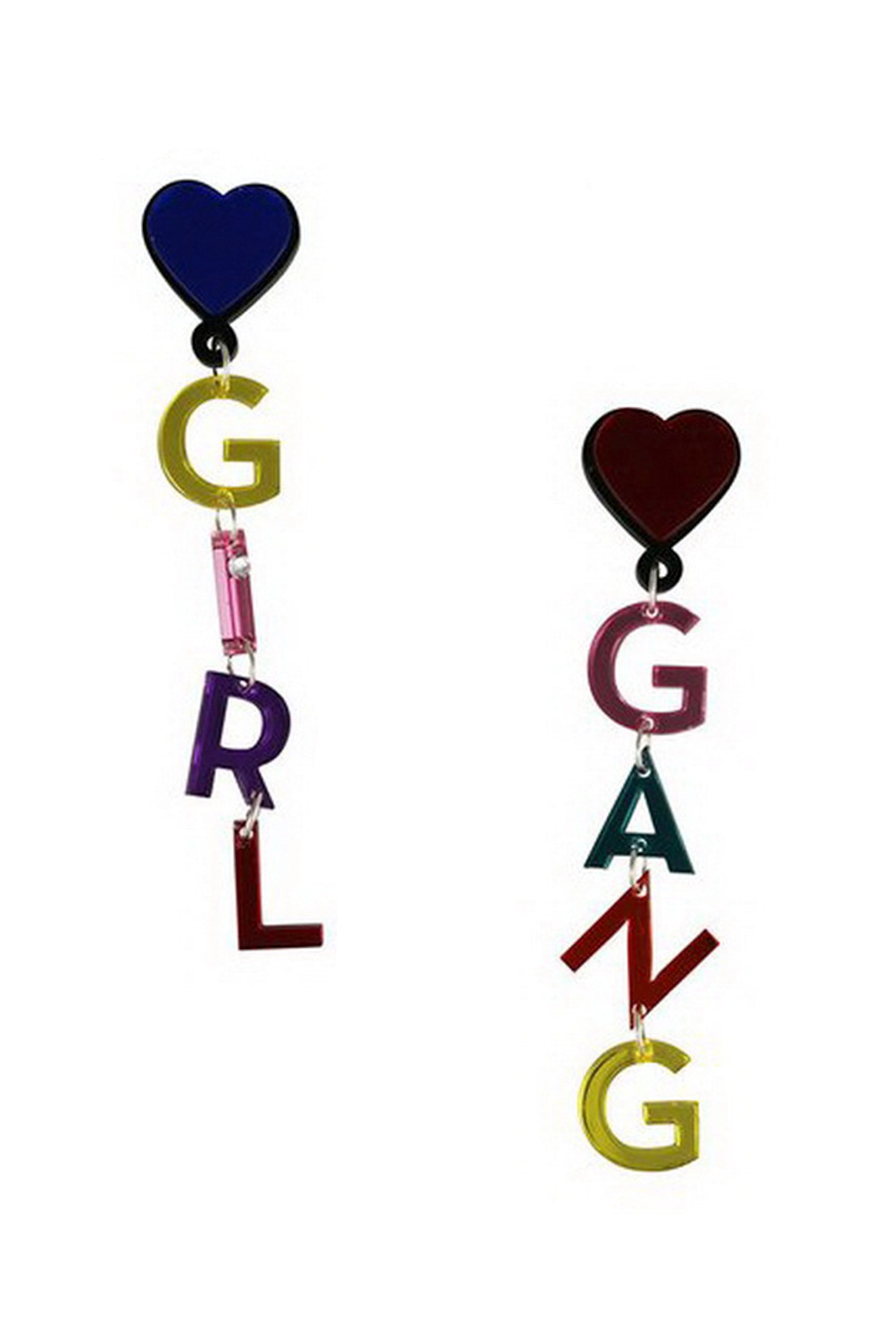 GIRL GANG Acrylic Earrings E4216