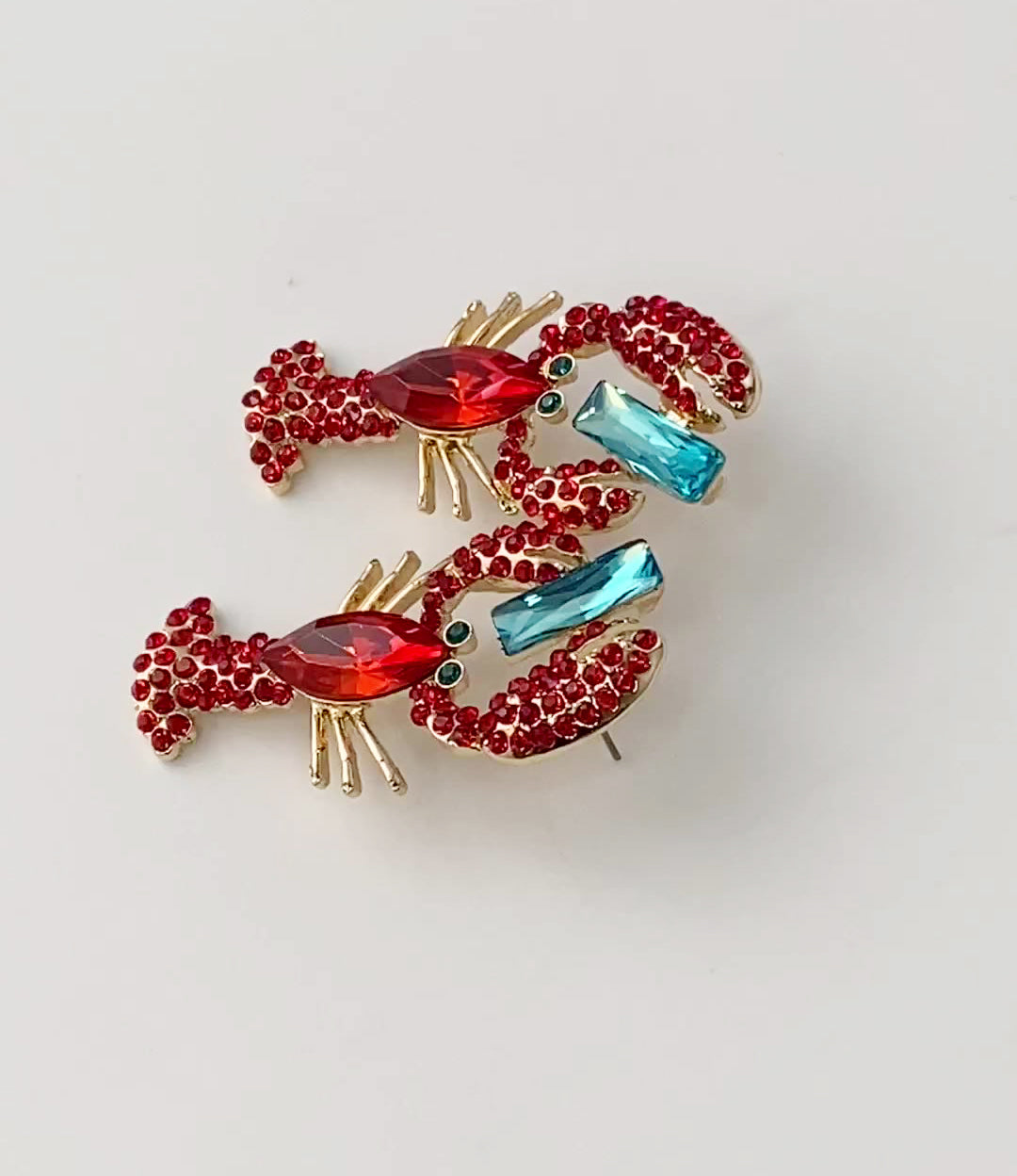 Swarovski lobster earrings outlet