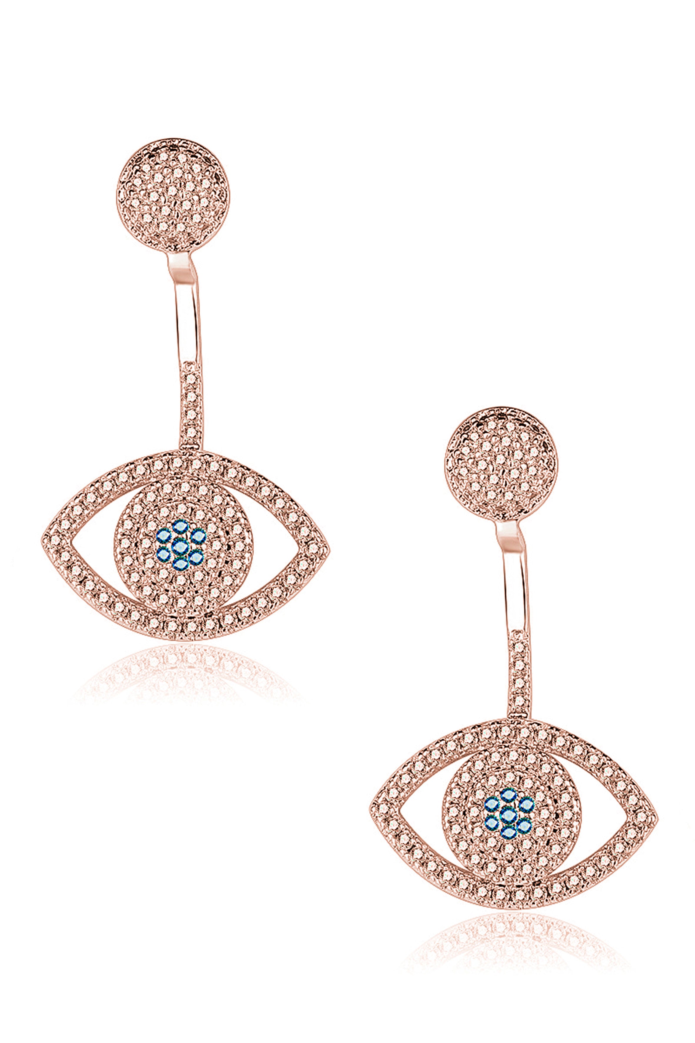 Evil Eye Zircon Earrings E4553