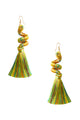 Snake Woven Tassel Earrings E4569
