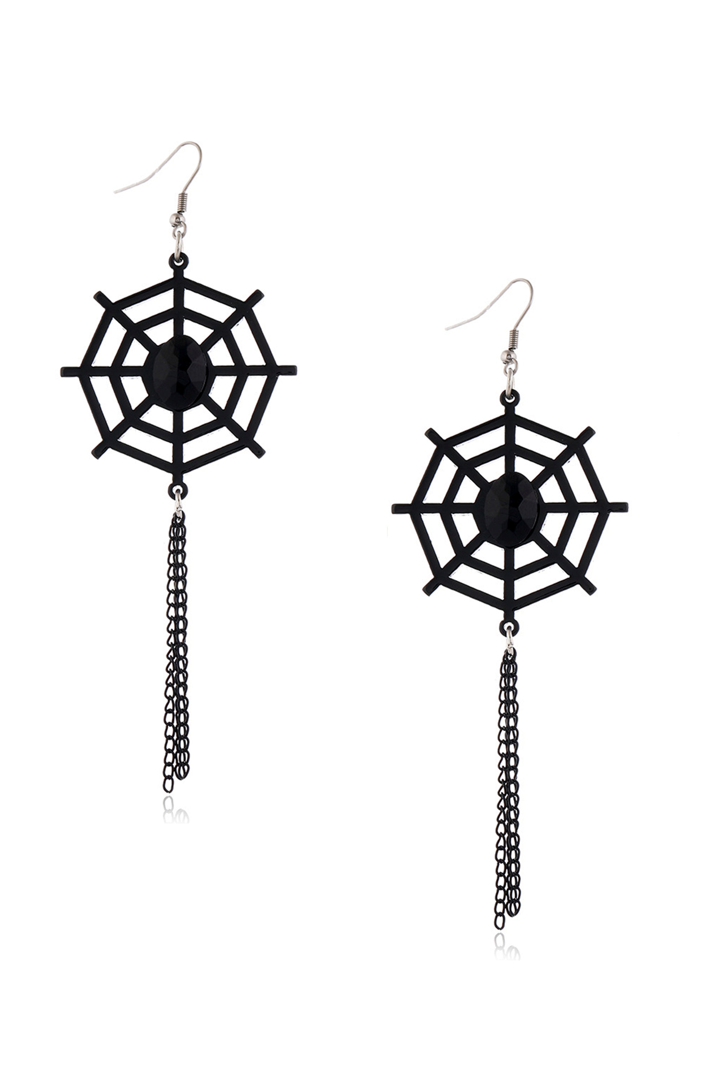 Spider Alloy Tassel Earrings E4605