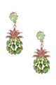 Pineapple Rhinestone Earrings E4648