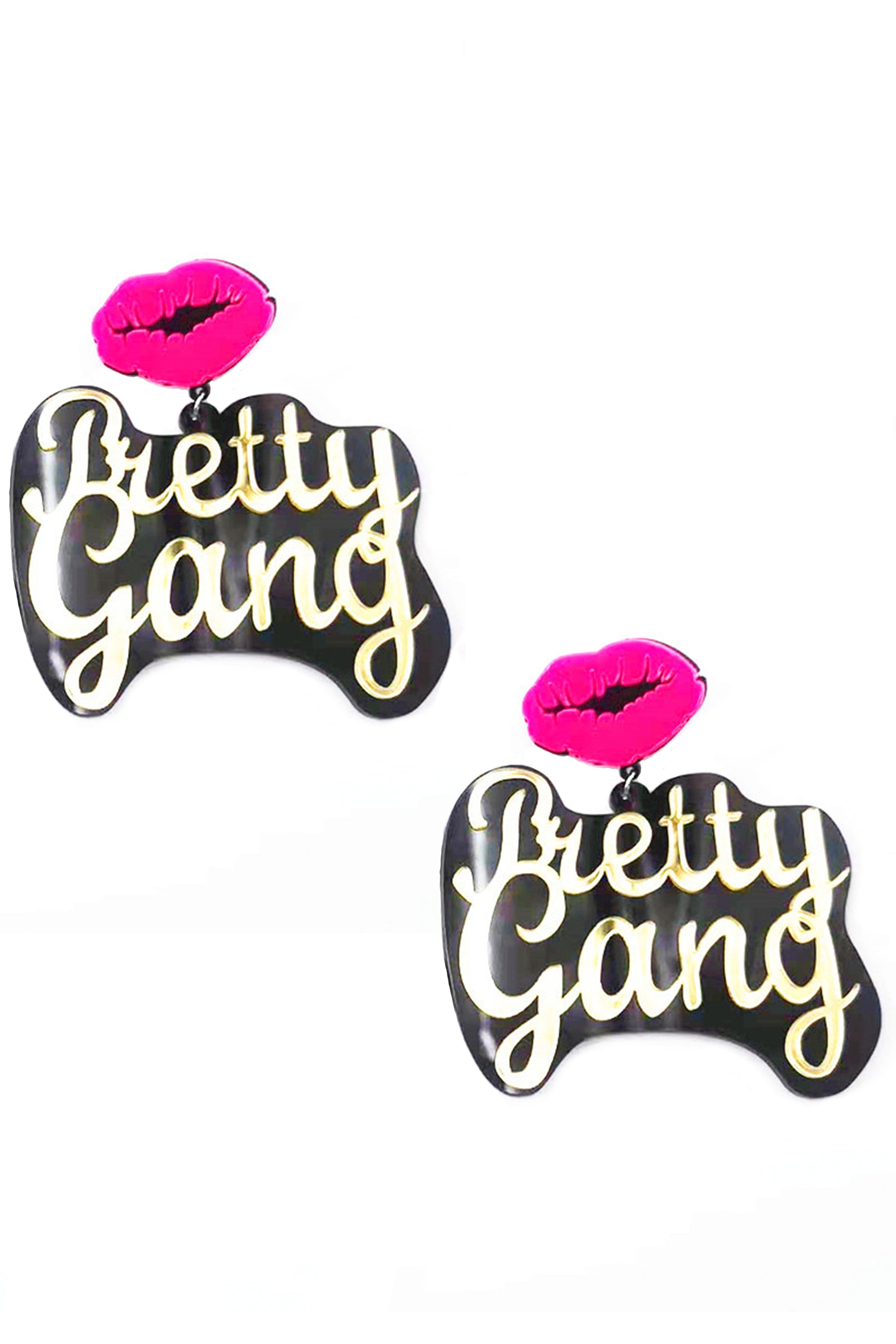 Pendientes acrílicos Pretty Gang E5011