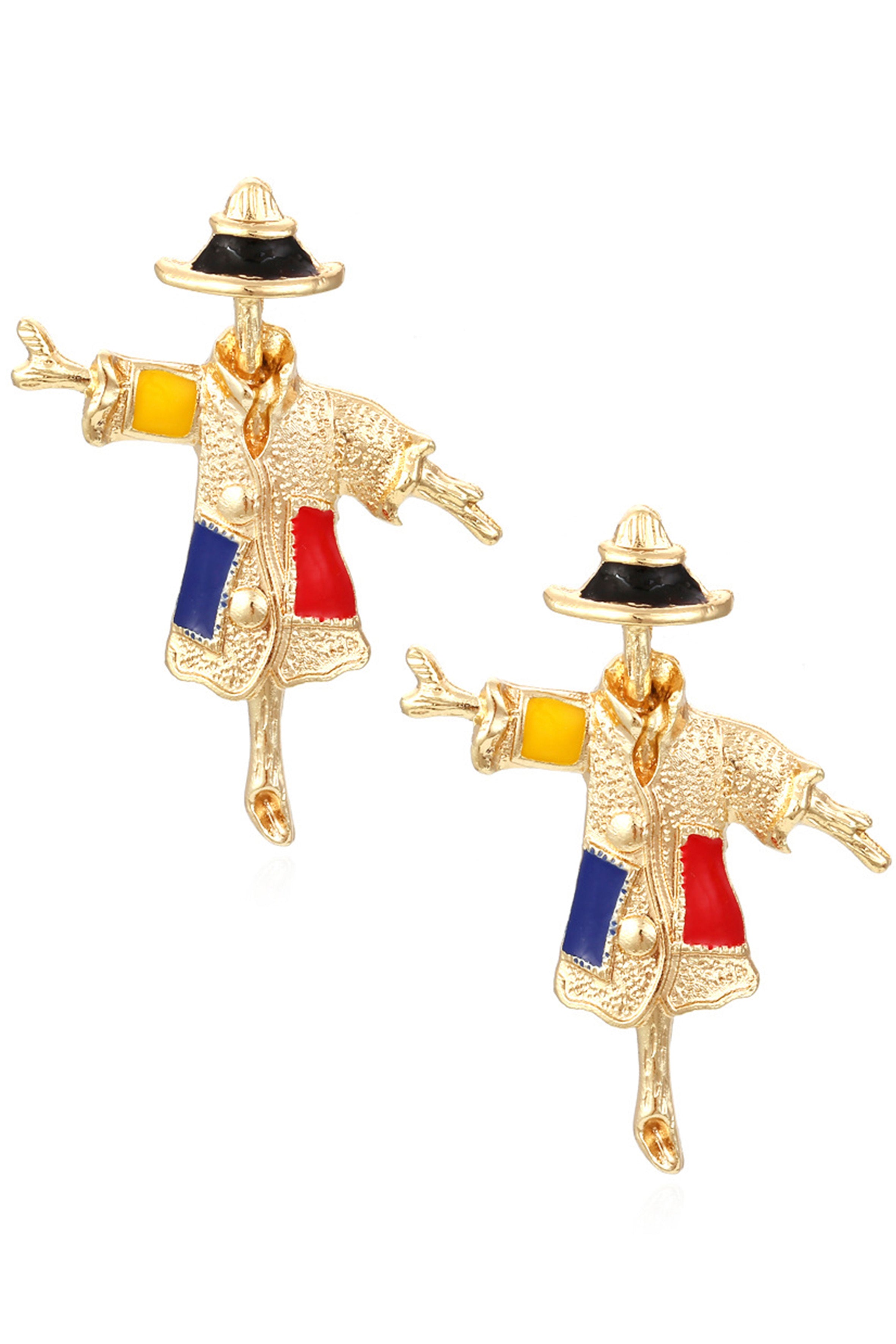 Scarecrow Alloy Earrings E5045