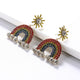 Rainbow Rhinestone Earrings E5067
