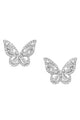 Butterfly Rhinestone Stud Earrings E5211