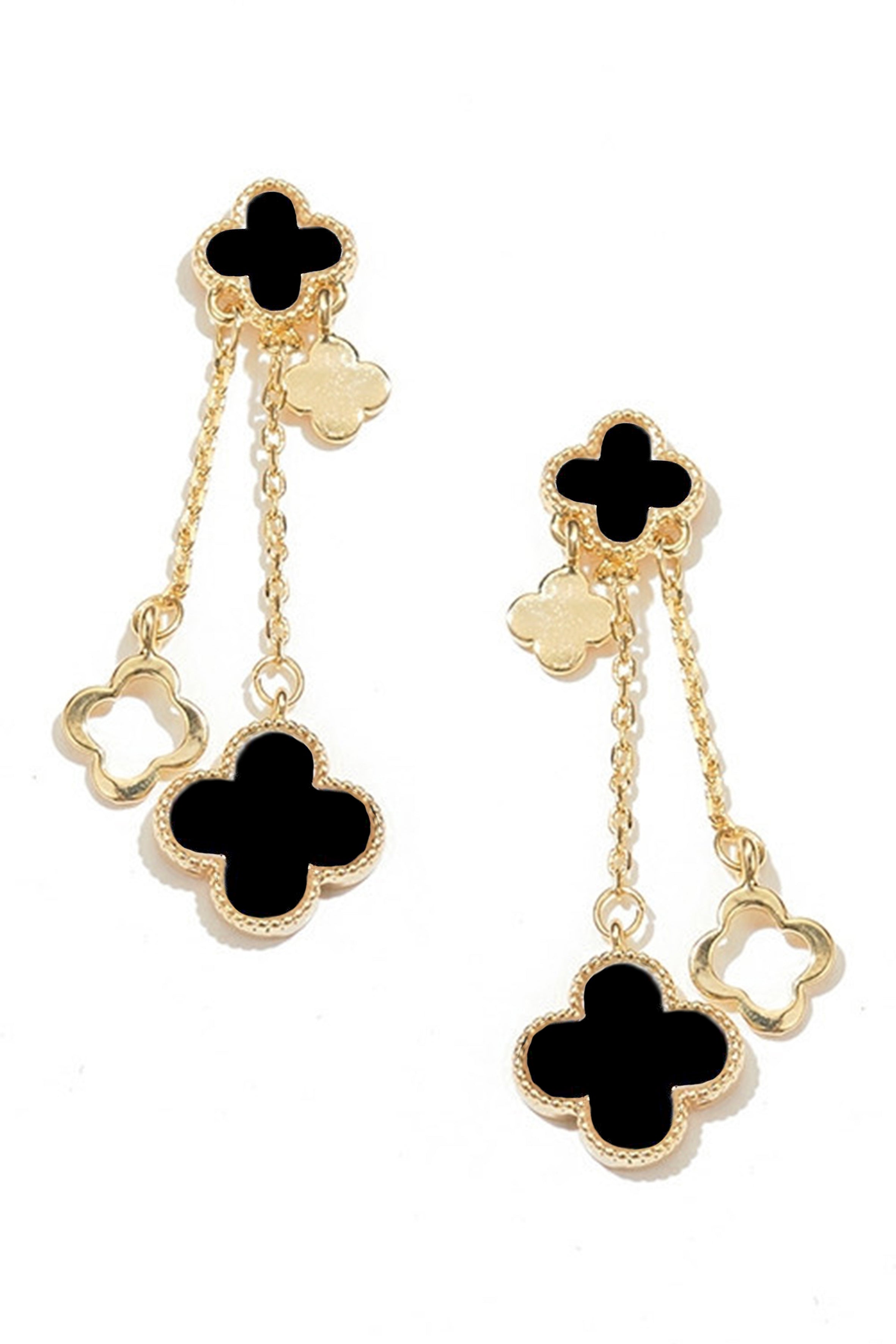 Clover Chain Earrings E5321