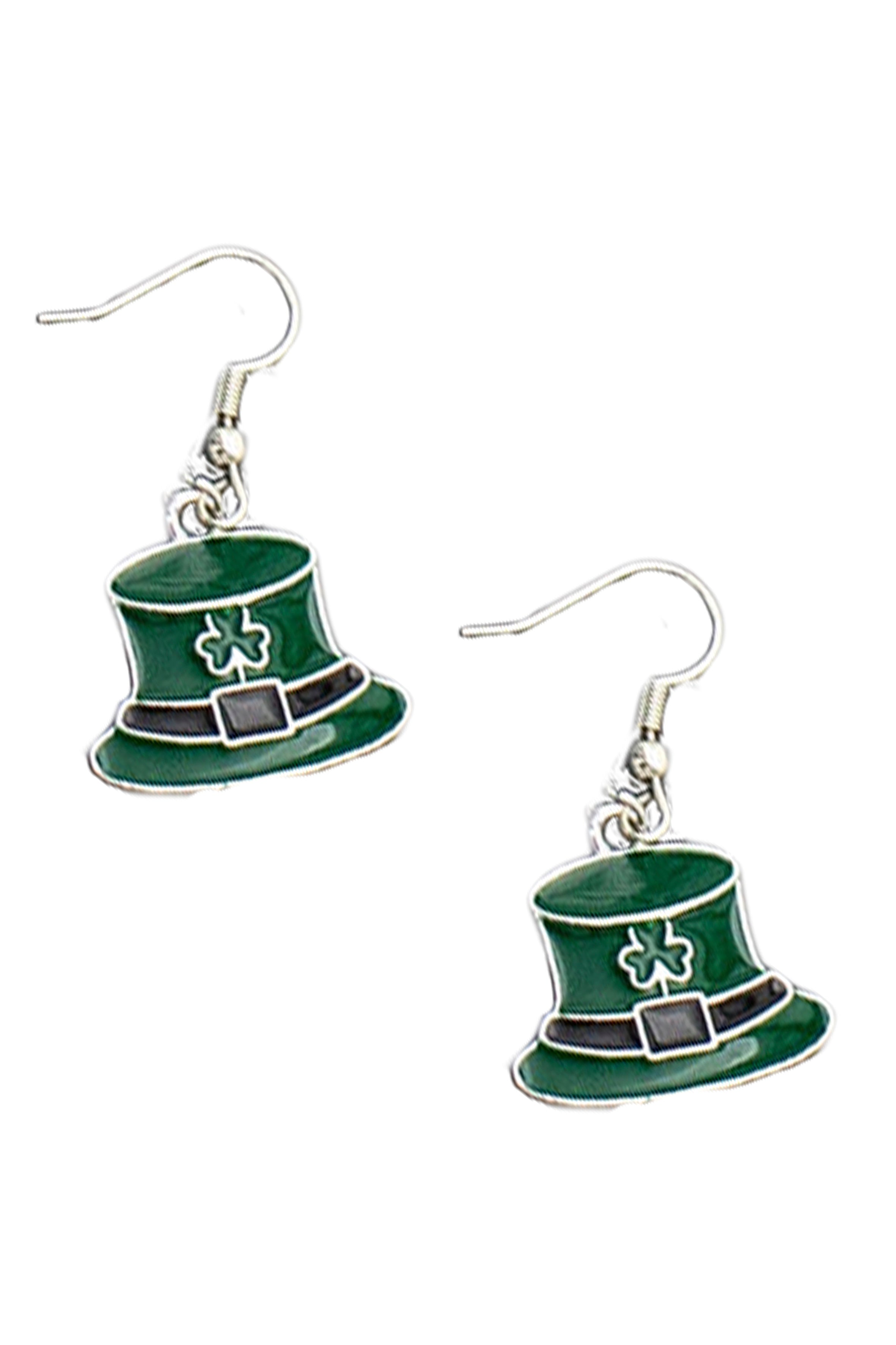 Hat Clover Alloy Earrings E5606