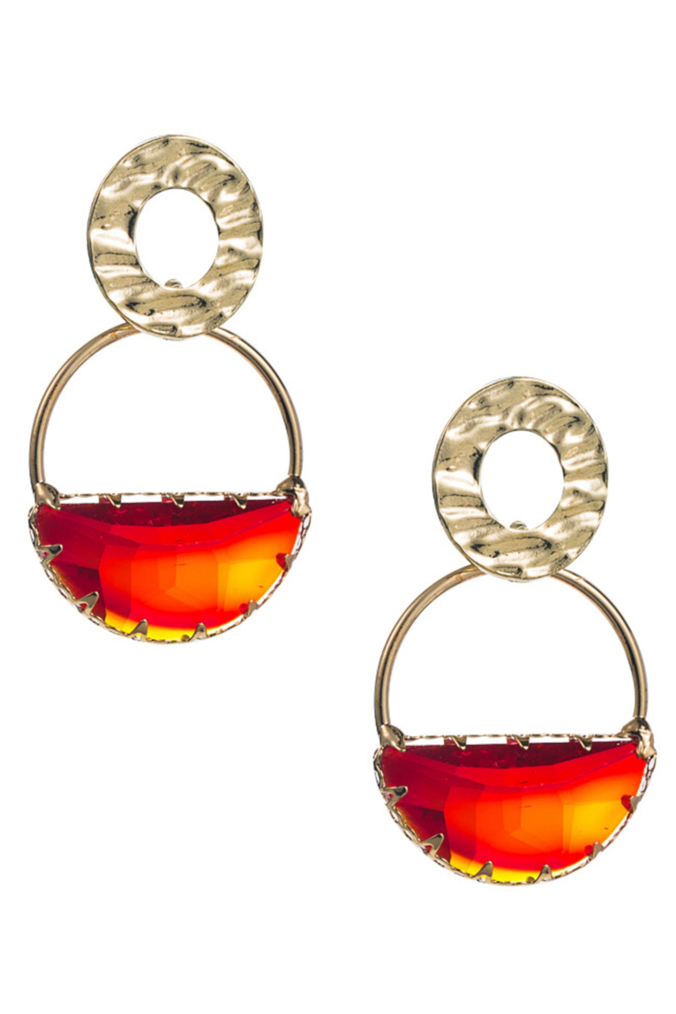 Geometry Circle Alloy Earrings E5841