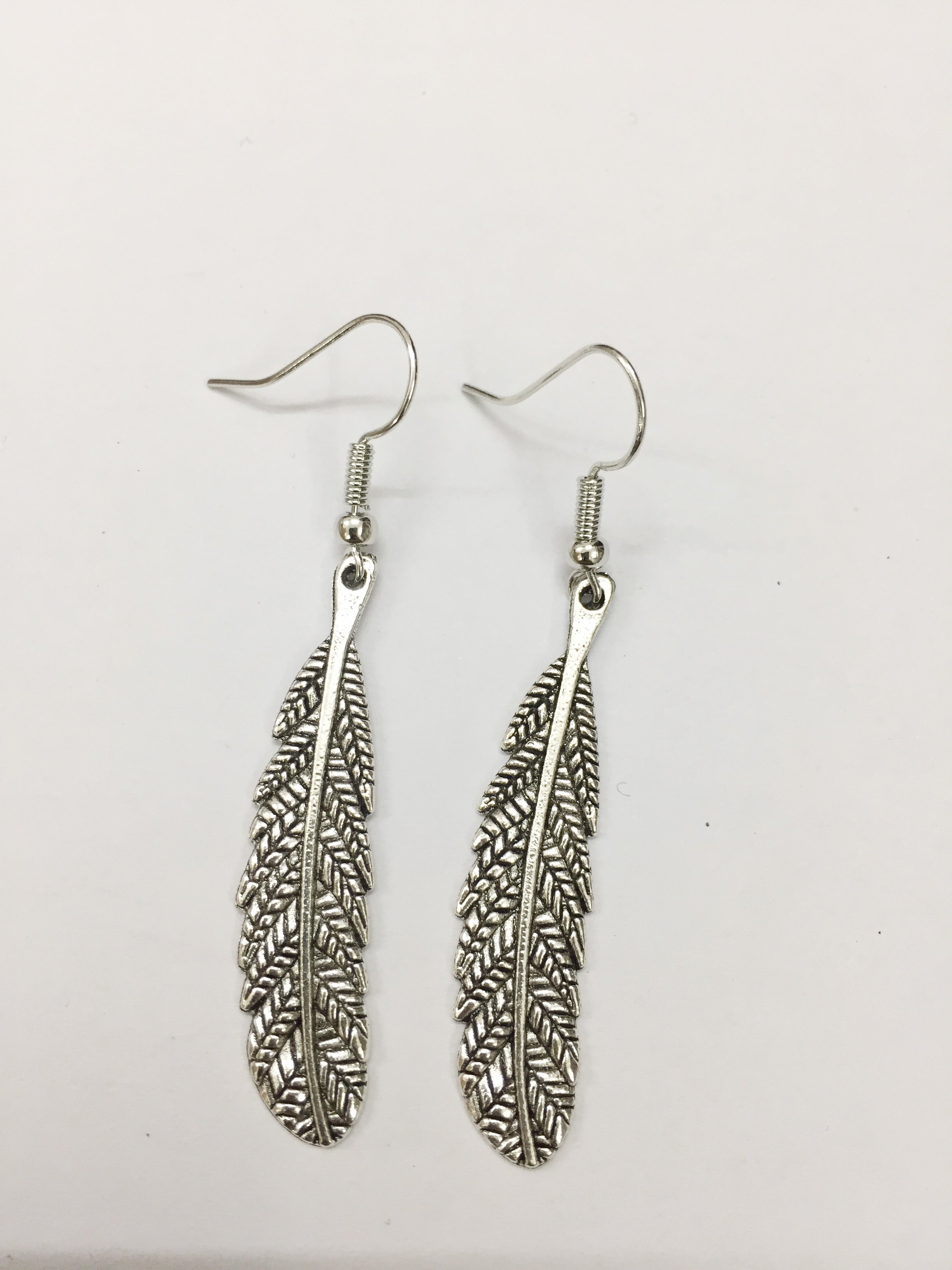 Feather Alloy Earrings E5857